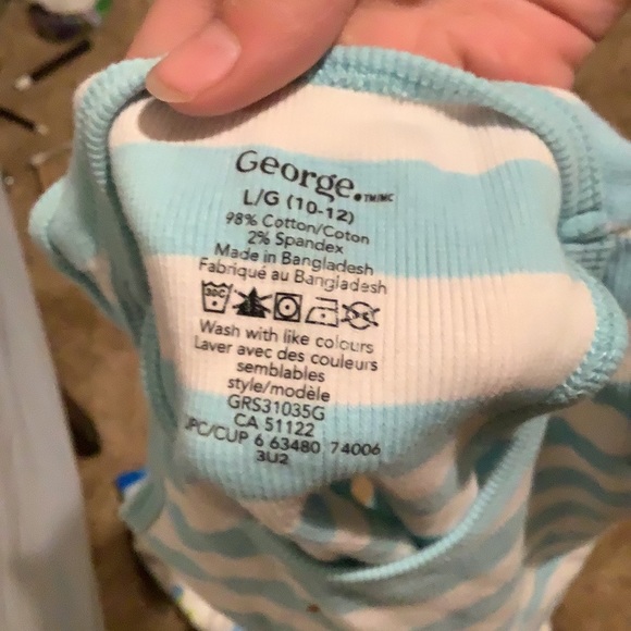 Blue and white George tank 10-12 - Picture 3 of 3